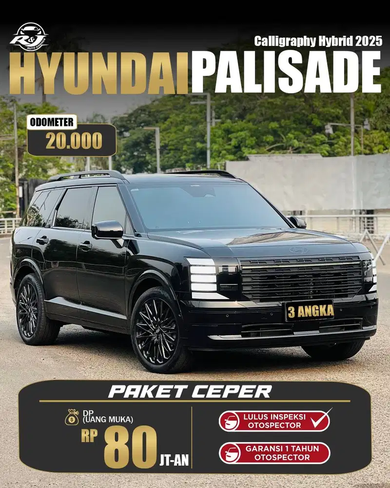 LOW KM!!! Hyundai Palisade Hybrid Callyghrapy 2025