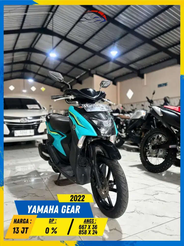 YAMAHA GEAR 2022 PLAT AE MURAH MERIAH BOSSKU HIKMAH MOTOR KEPUH MALANG
