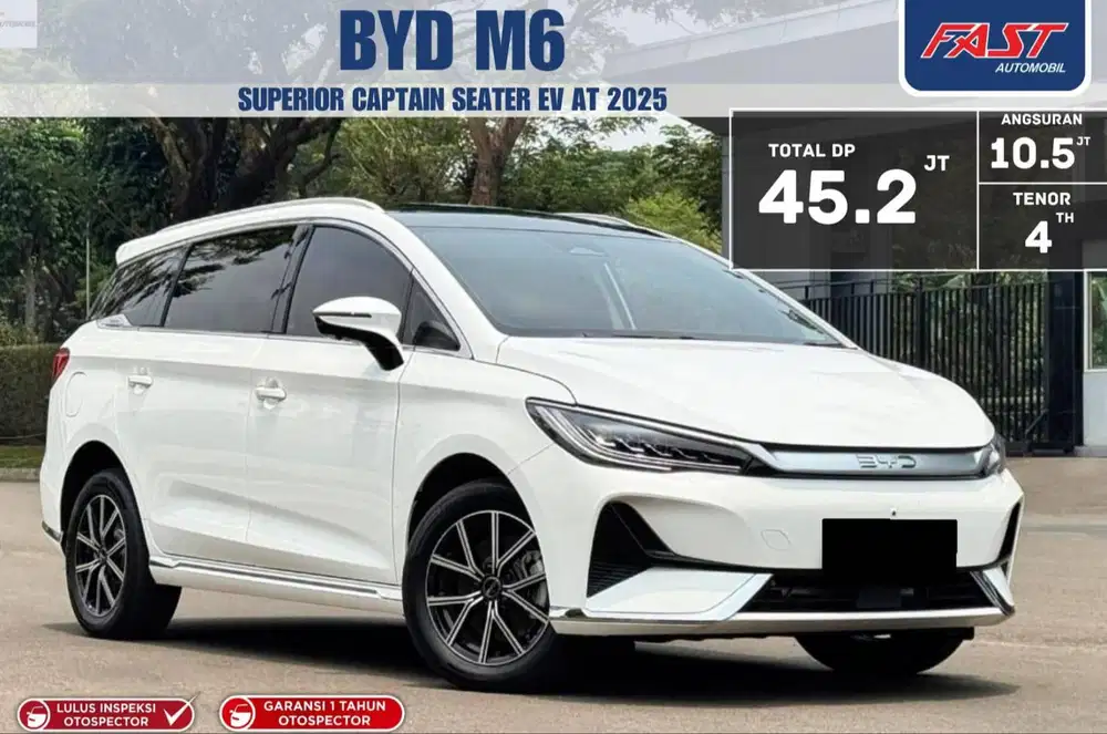 DP 45JT BYD M6 M 6 SUPERIOR CAR SEATER ELECTRIC 2025 LOW KM.33PERAK
