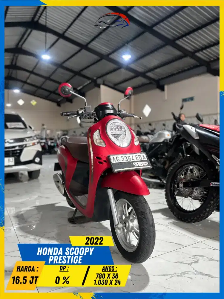 HONDA SCOOPY PRESTIGE 2022 PLAT AG READY HIKMAH MOTOR KEPUH MALANG