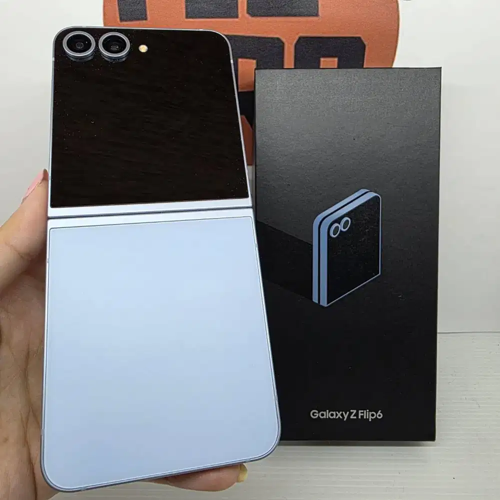 Samsung Z Flip 6 12/256GB BLUE FULLSET Mulus No Minus