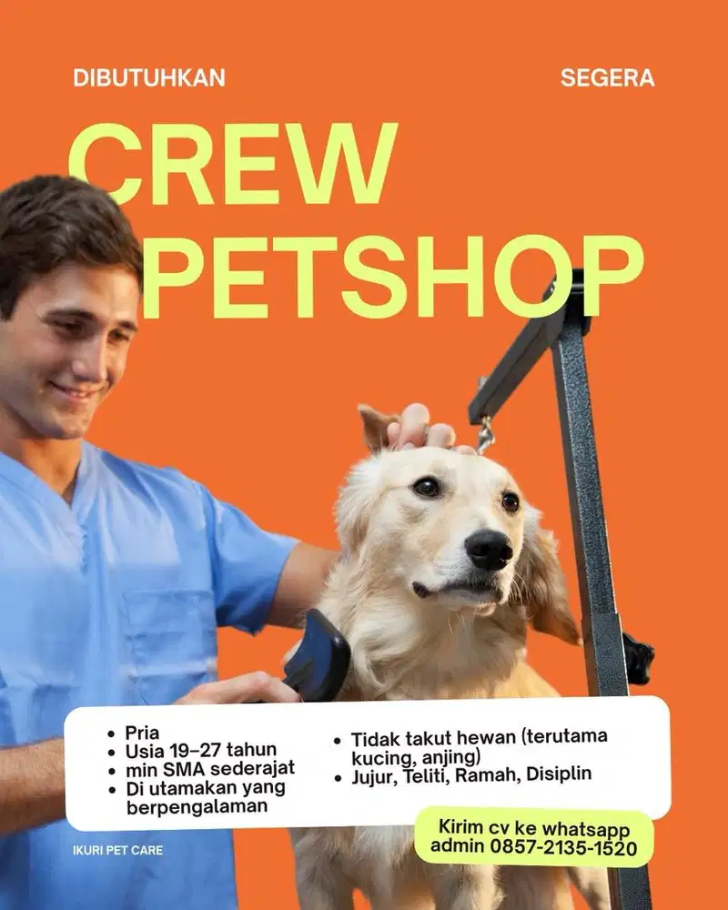 Lowongan Petshop