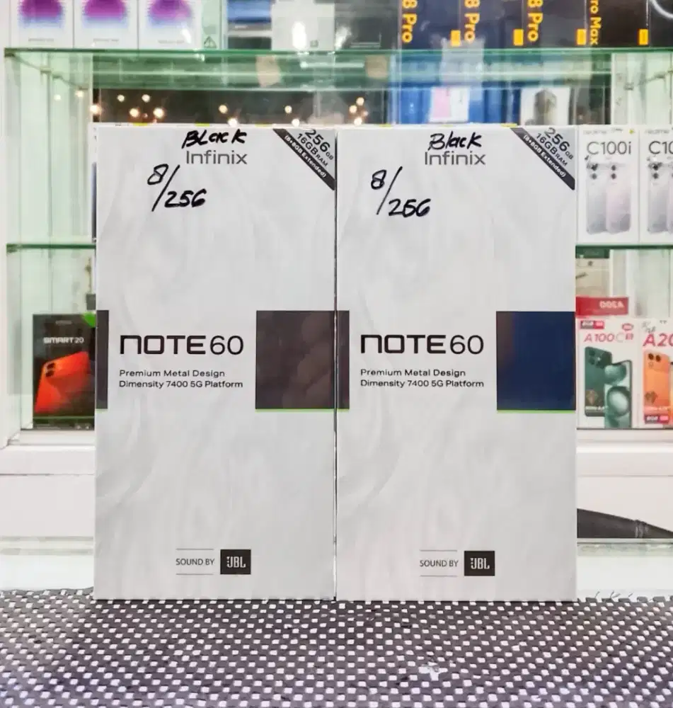 BARU..INFINIX NOTE 60 RAM 8+8/256 SEGEL/GARANSI RESMI.
