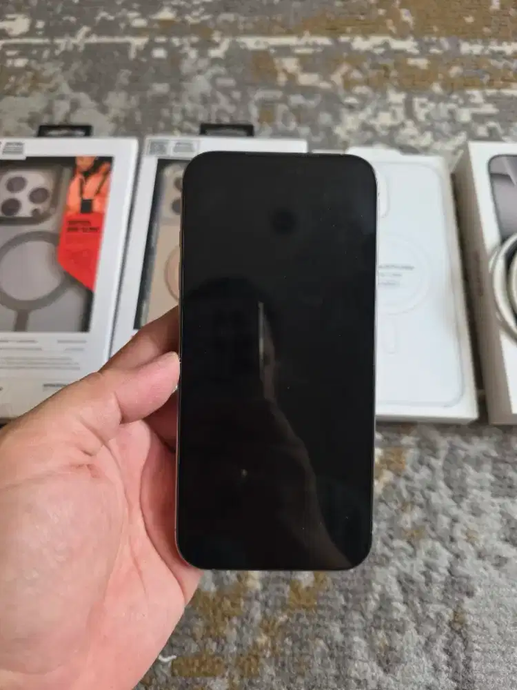 Iphone 16 Pro Max 256GB Natural Titanium Resmi Fullset Mulus