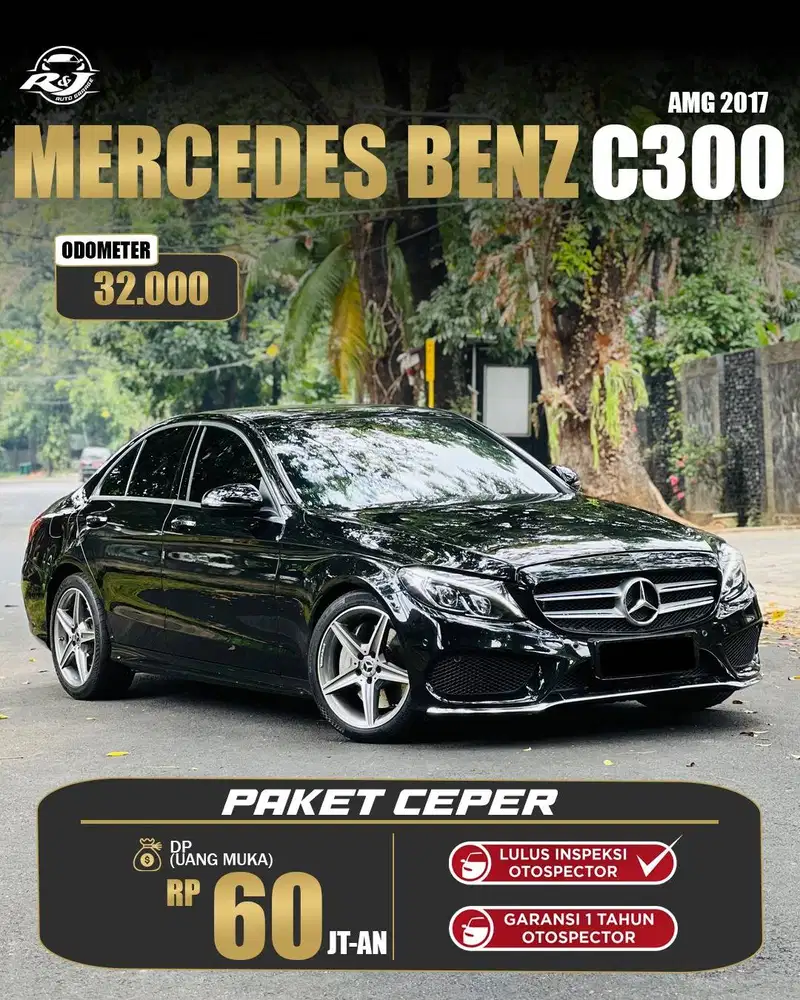 LOW KM!!! Mercy C300 AMG 2017 Mercedes Benz C300 amg line 2017