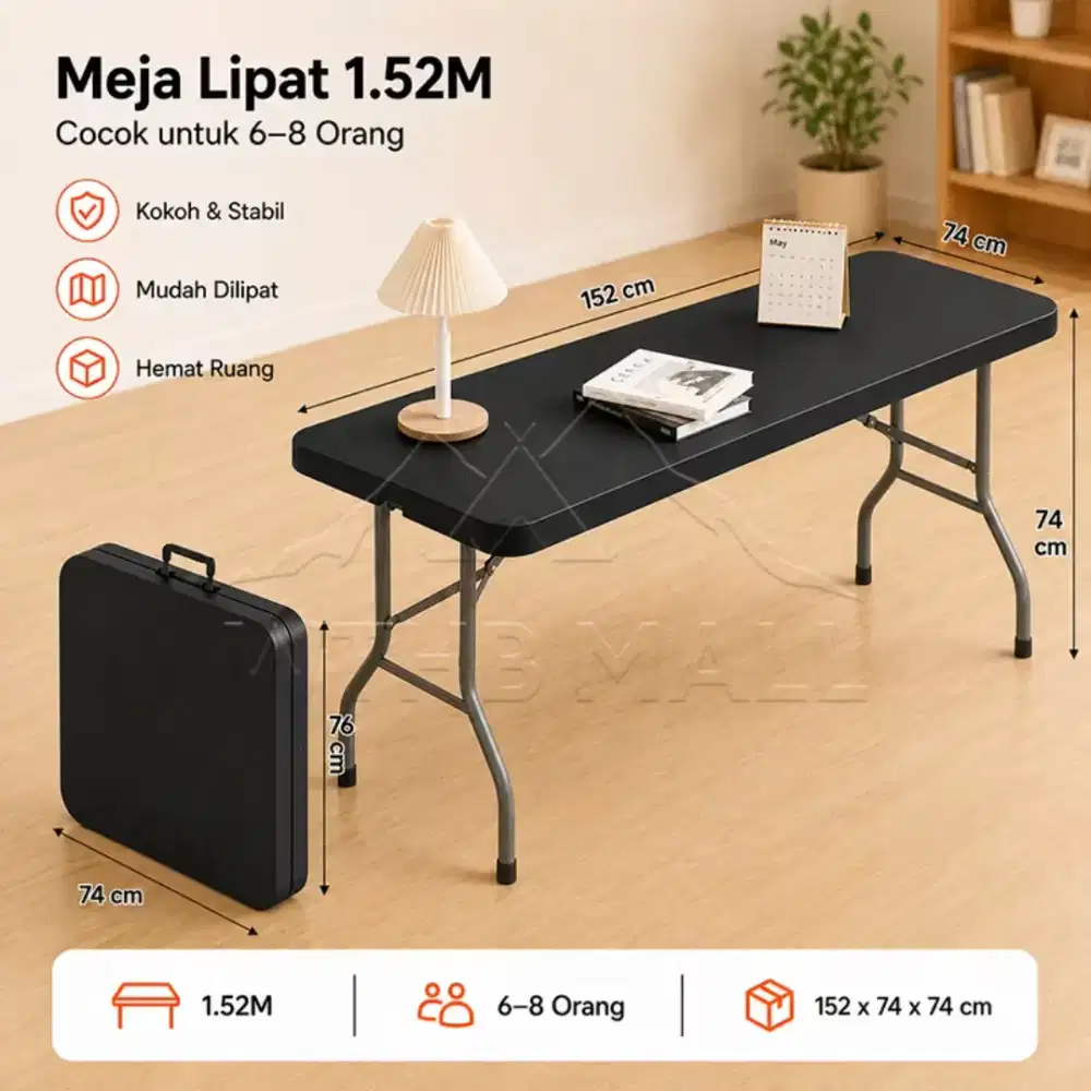 Meja Lipat Portable