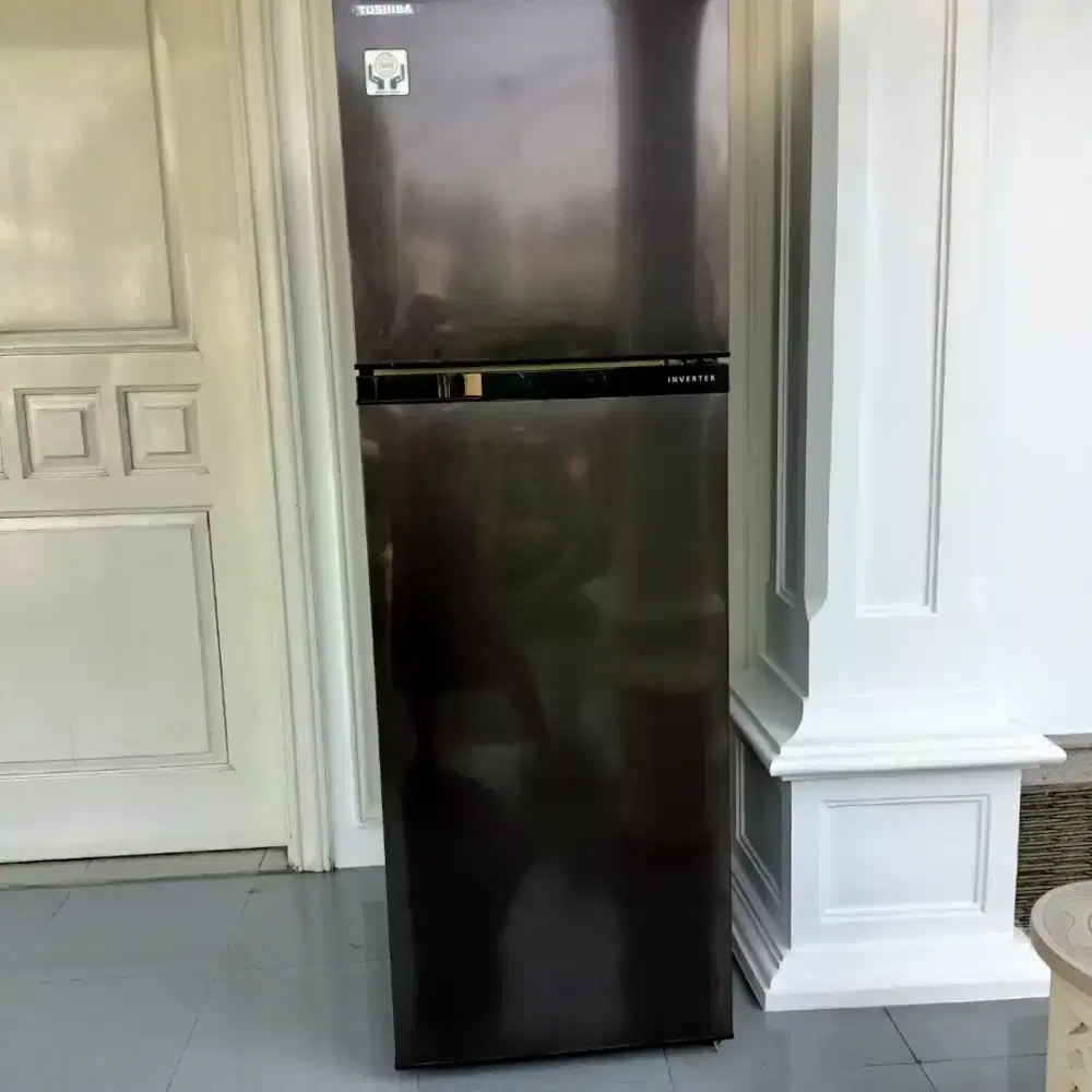 Kulkas 2 pintu Toshiba GR B31 IS Bekas pakai masih bagus