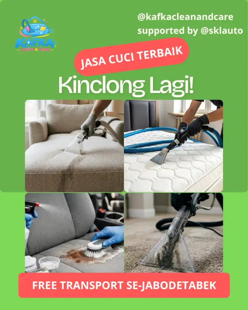 Jasa cuci kasur, springbed, sofa, karpet, kursi dll