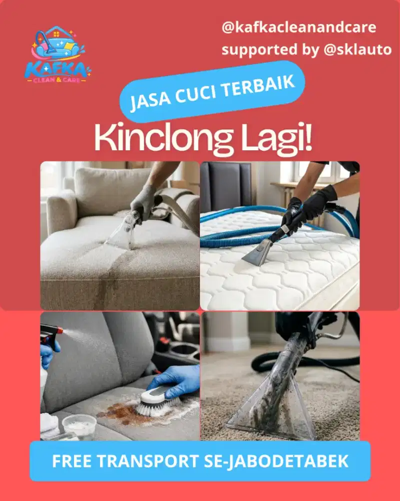 Jasa cuci kasur, springbed, sofa, kursi dll