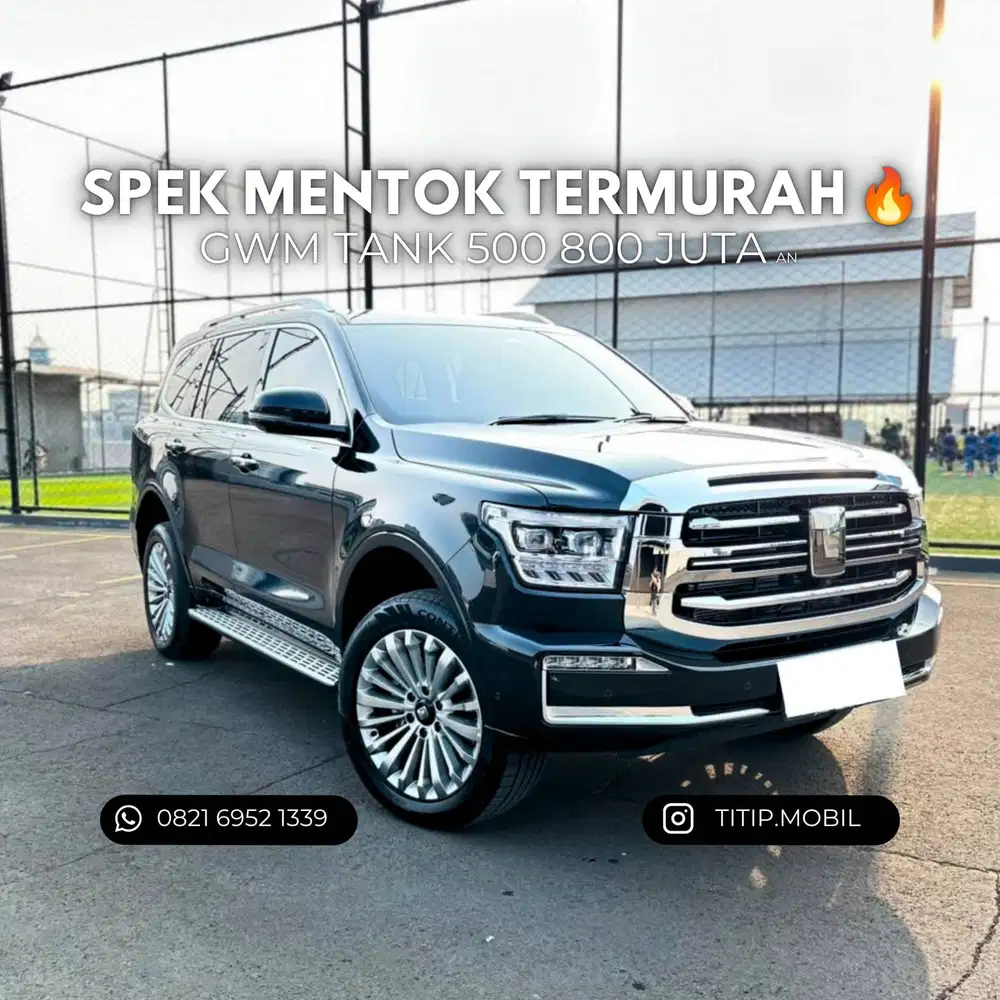 [TERMURAH] GWM TANK 500 DIESEL 4x4 (VXR300) 2026