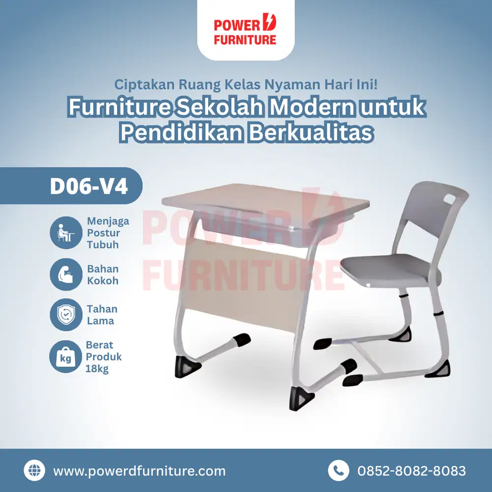 Meja Kursi Sekolah Tipe D06v4 - Meja Siswa Sekolah | Kursi Siswa