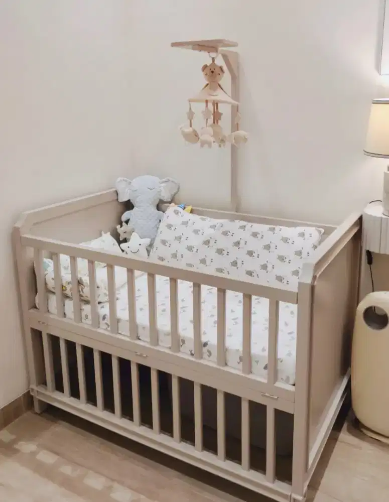 Tempat tidur bayi + kasur
