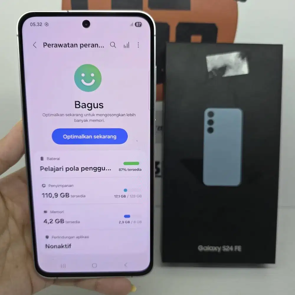 Samsung S24 FE 8/128GB Fullset No Minus No Kendala