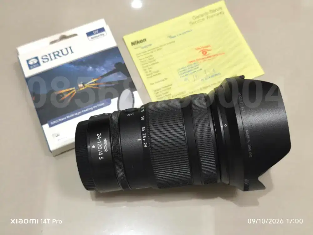Lensa Nikon Z 24-120mm F4 S Like New Murah
