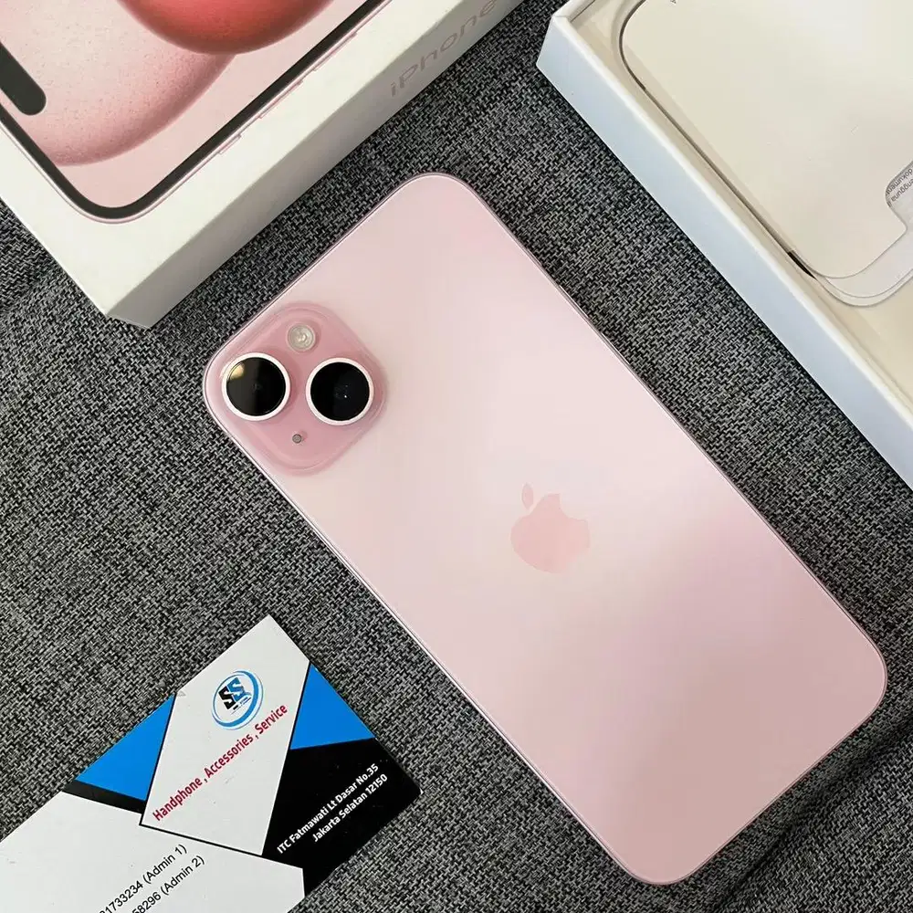 iPhone 15 Plus 128gb Pink like new jual cepat!!!