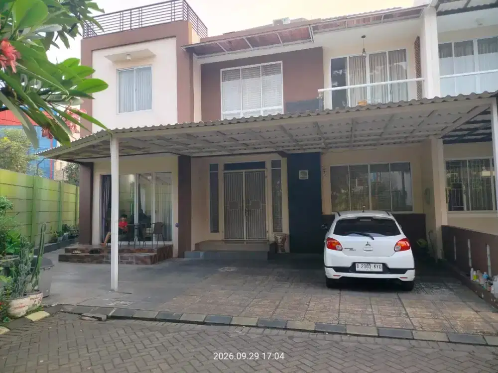 Dijual cepat rumah hook dalam cluster tropical garden grand galaxy city bekasi