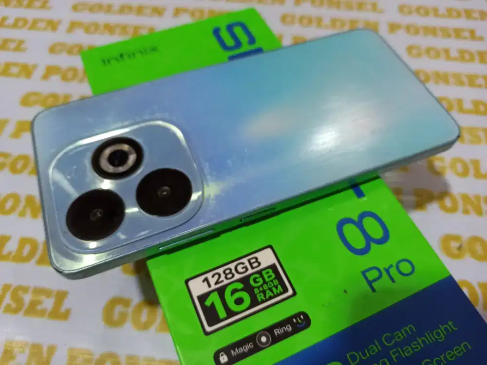 8 Pro 128Gb/Ram16(8+8)GB ORI Perfect Golden ponsel