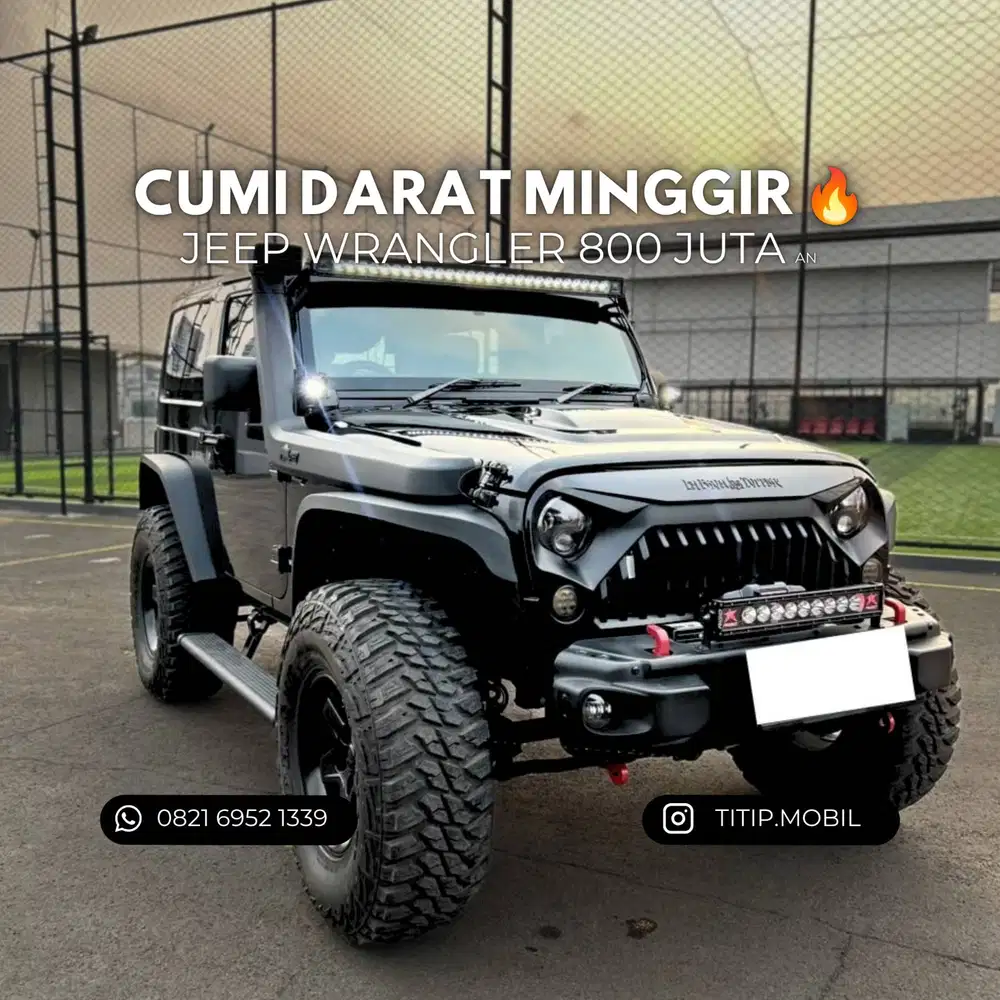 [TERMURAH] JEEP WRANGLER 2 DOOR SAHARA 3.6 AT 2013