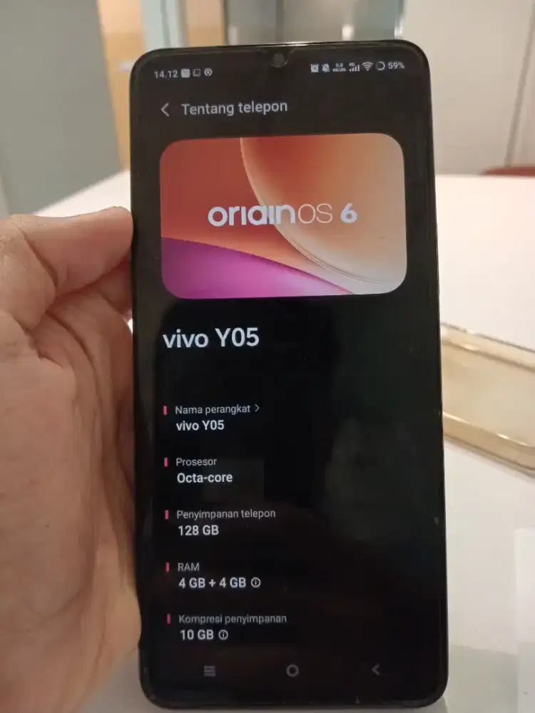 Vivo y05, minus pemakaian