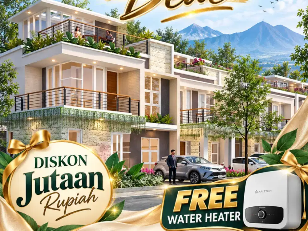 RUMAH 3 LANTAI LOKASI STRATEGIS DEKAT ALUN ALUN KOTA BATU