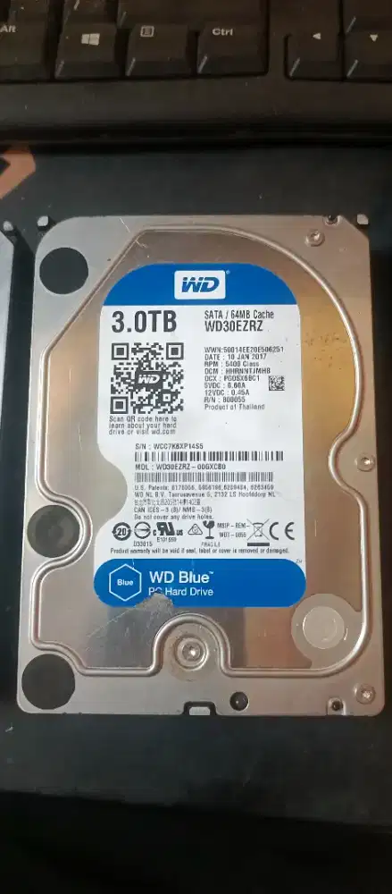 HDD 4&3 TB merk WD (Western Digital)