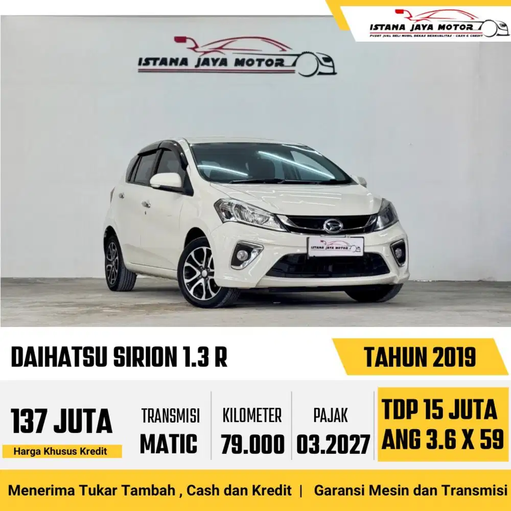 Daihatsu Sirion R AT th 2019 #istana jaya motor
