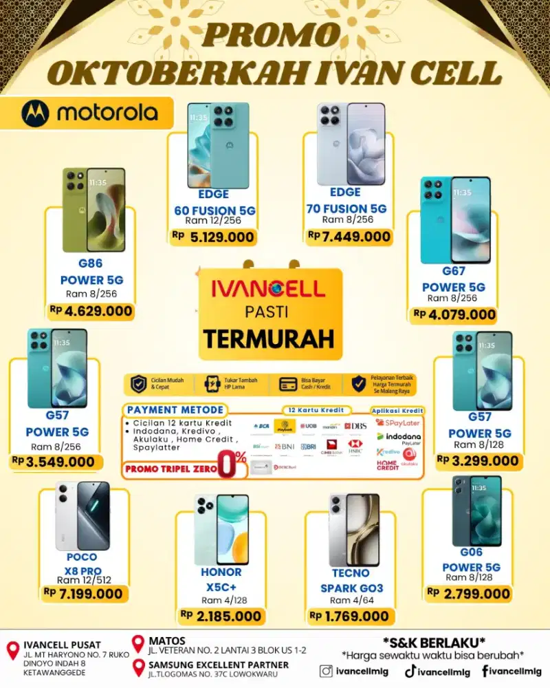 UPDATE PRICELIST MOTOROLA TERBARU PROMO HARGA TERMURAH