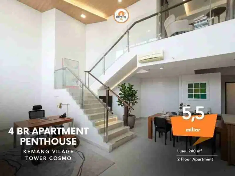 Dijual Penthouse Mewah di Kemang Village Apartment Jakarta Selatan