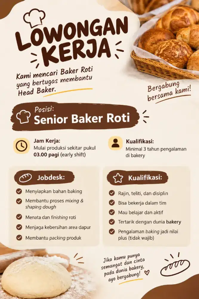 Lowongan Kerja - Baker