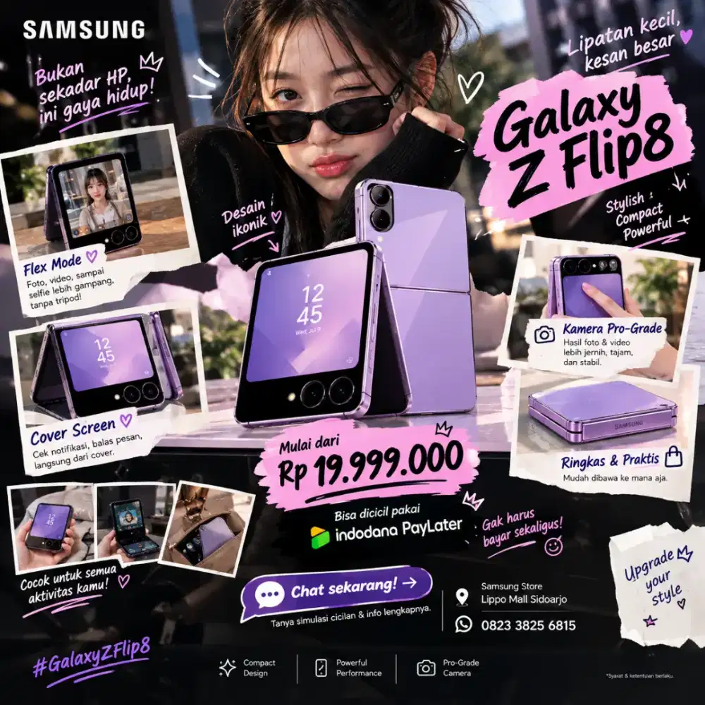 SAMSUNG FLIP8 new