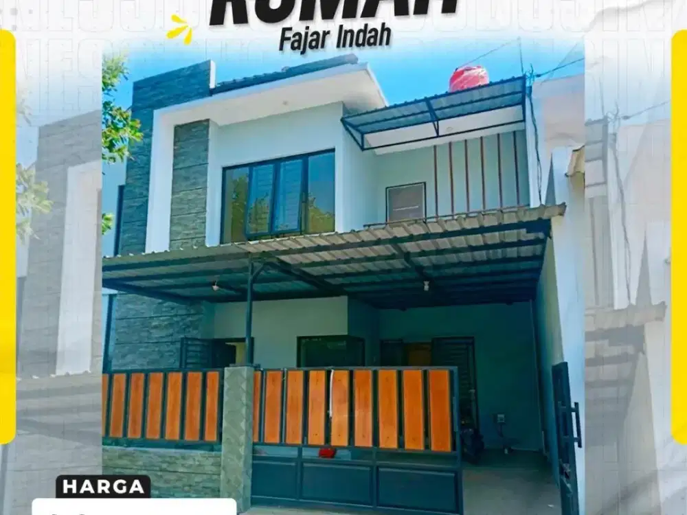Dijual Rumah di Fajar Indah, Luas Bangunan 200 m², 3 Kamar Tidur, 3 Kamar Mandi, SHM – Rp2,2 Miliar Nego