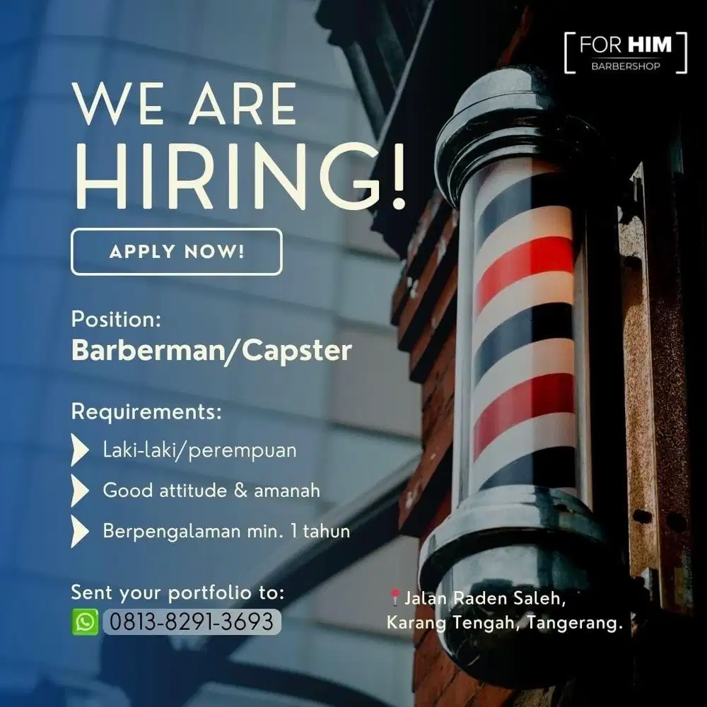 Loker capster daerah ciledug