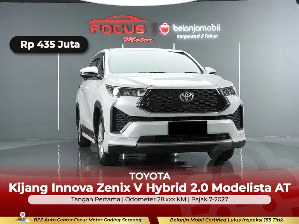 [GARANSI 5THN] Toyota Zenix V Hybrid 2.0 Modelista RSE 2023/2024/2025