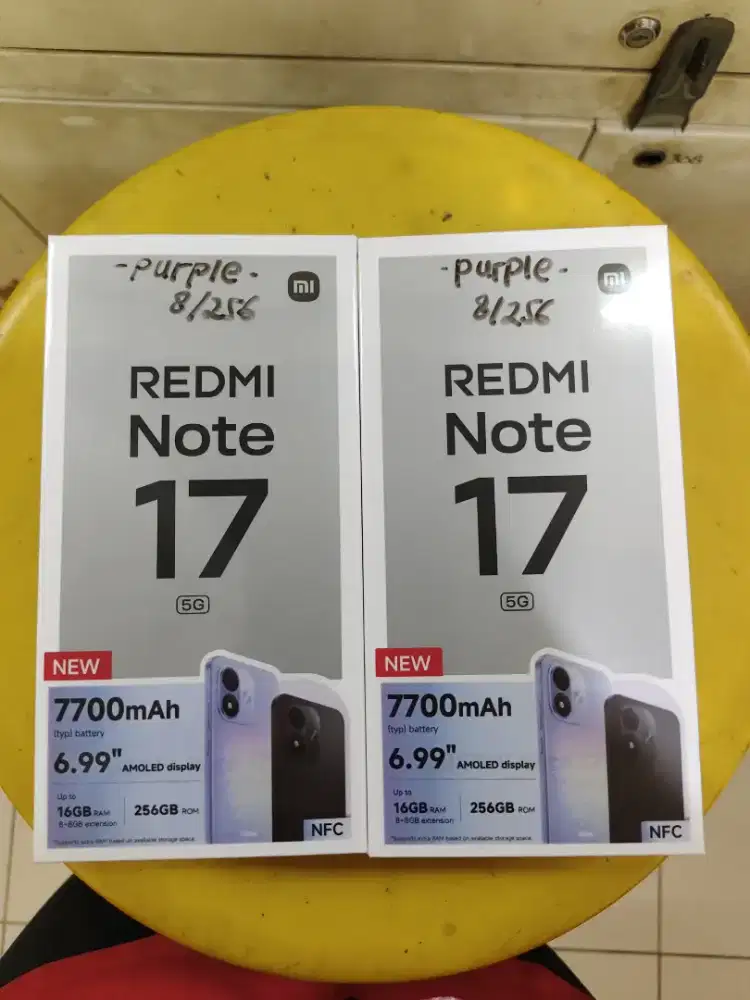 REDMI NOTE 17 5G 8/256 BARU