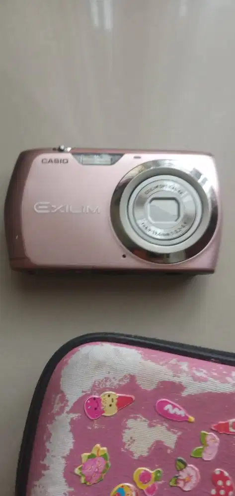 Casio Exilim EX-Z350 Pink - Nyala Minus Lensa Error + Free Pouch