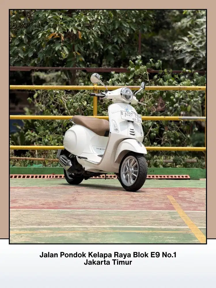 TERMURAH VESPA PRIMAVERA 150 IGET ABS FACELIFT TAHUN 2021 WHITE