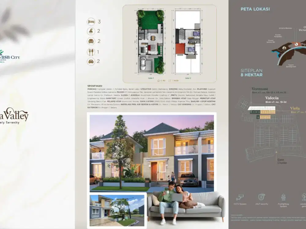 Victoria Valley DP 308 Jt CitraLand BSB City Semarang Barat (Victorian Style)