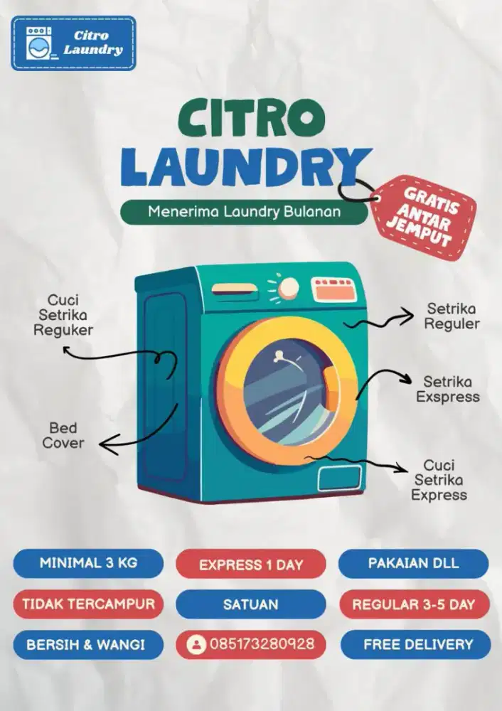 Lowongan pekerjaan Pegawai Laundry