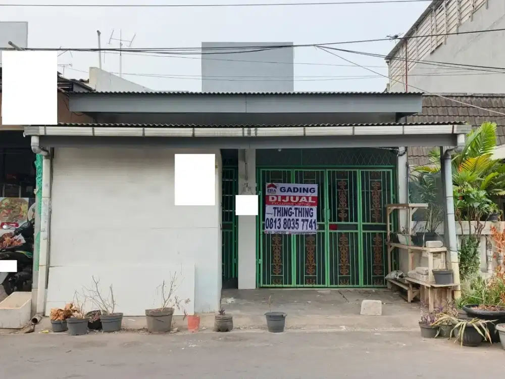 Ss.3957 - Murah !! Dijual Rumah Cocok untuk Usaha 6x20 di Sunter Hijau Hadap Utara