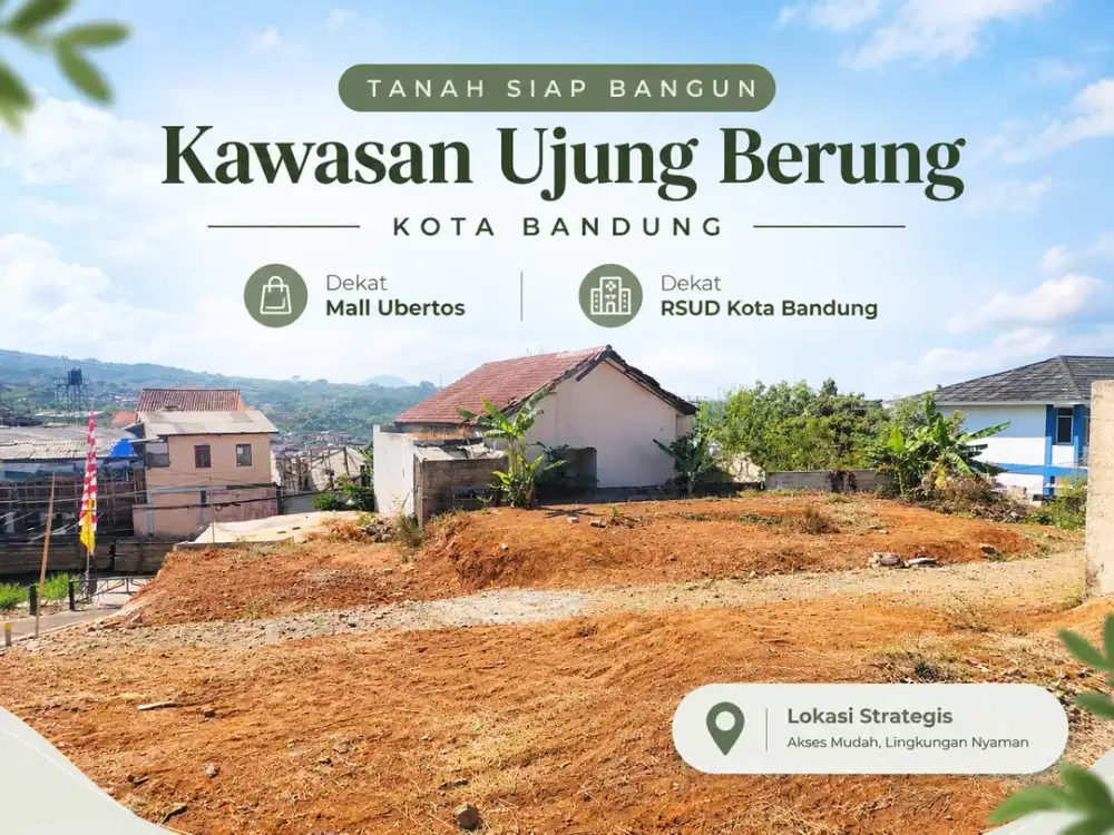 Dijual Kavling Ujung Berung, Dekat Rsud Kota Bandung