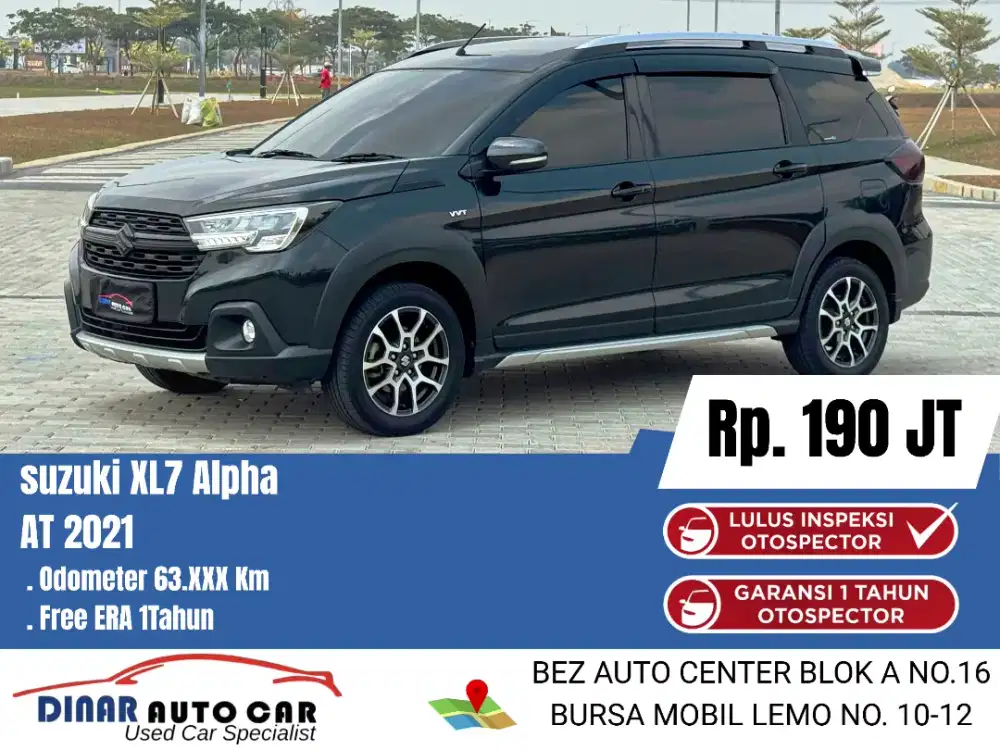 (27Jt) Suzuki XL7 Alpha 2021 Matic Km 63Rb Garansi 1Th *Dinar Auto*