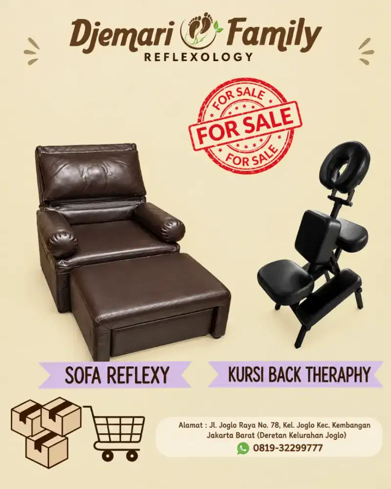 Sofa Kursi Pijat Reflexy Massage terapi punggung back theraphy