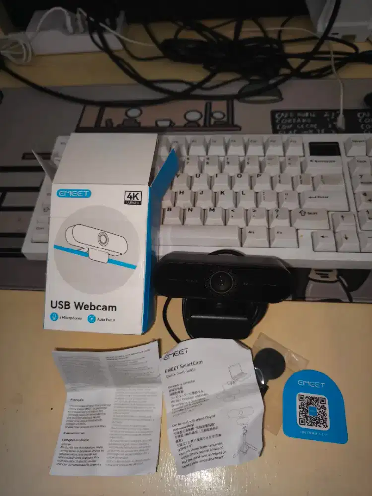 USB Webcam EMEET 4K UHD baru ga jadi dipake