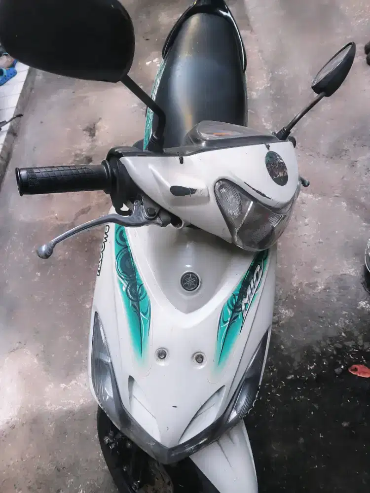 DIJUAL YAMAHA MIO SMILE TAHUN 2012 WARNA PUTIH SURAT LENGKAP
