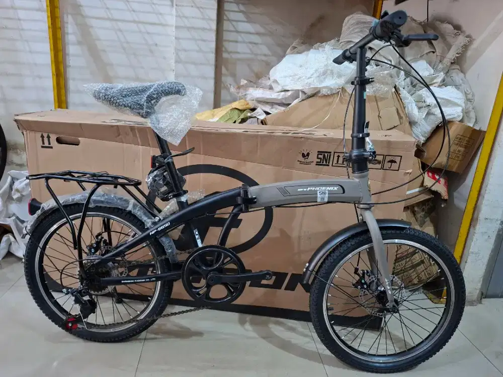 Sepeda Lipat 20 Inch NEW PHOENIX BY PACIFIC ( GIGI 7 SP & REM CAKRAM )