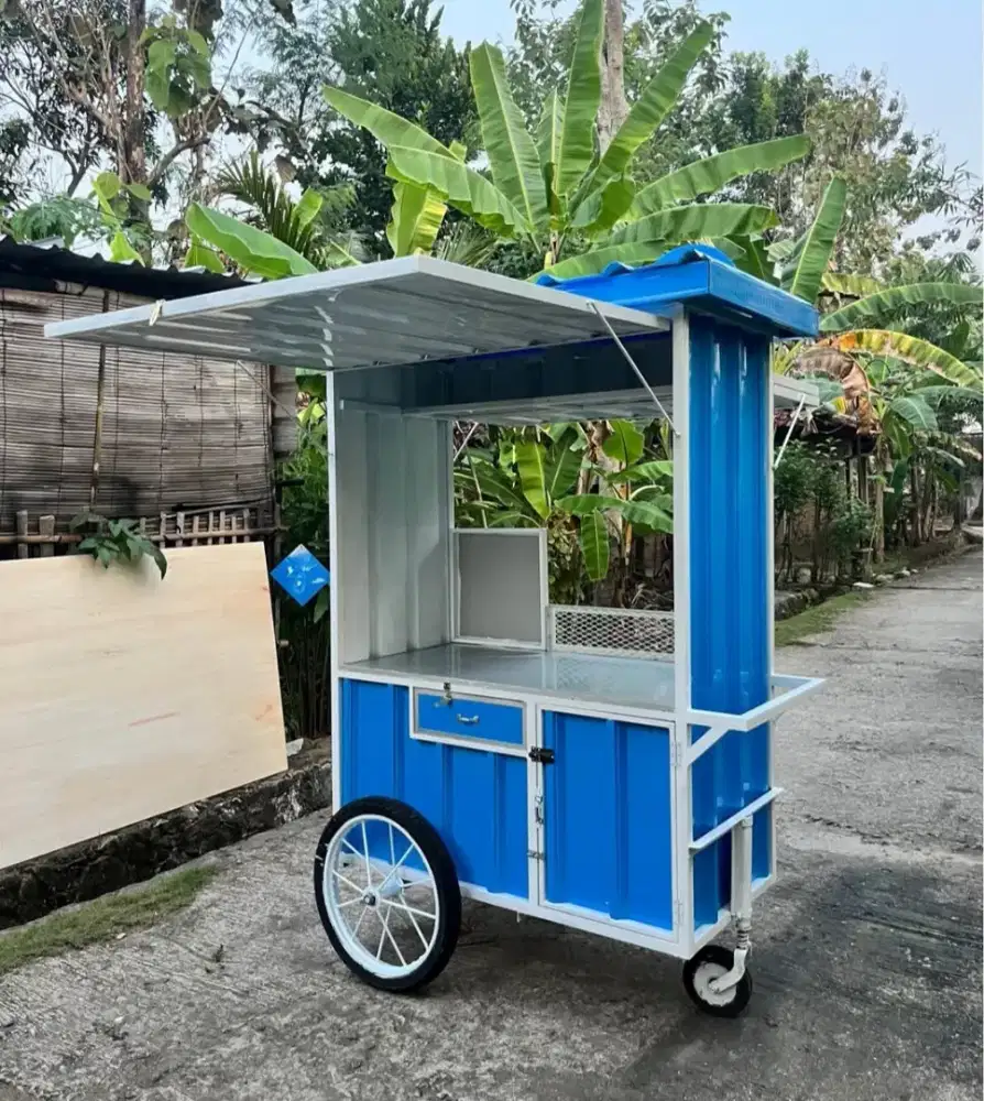 Gerobak Besi, Gerobak Ayam Penyet, Gerobak Cimol, Gerobak Gorengan,dll