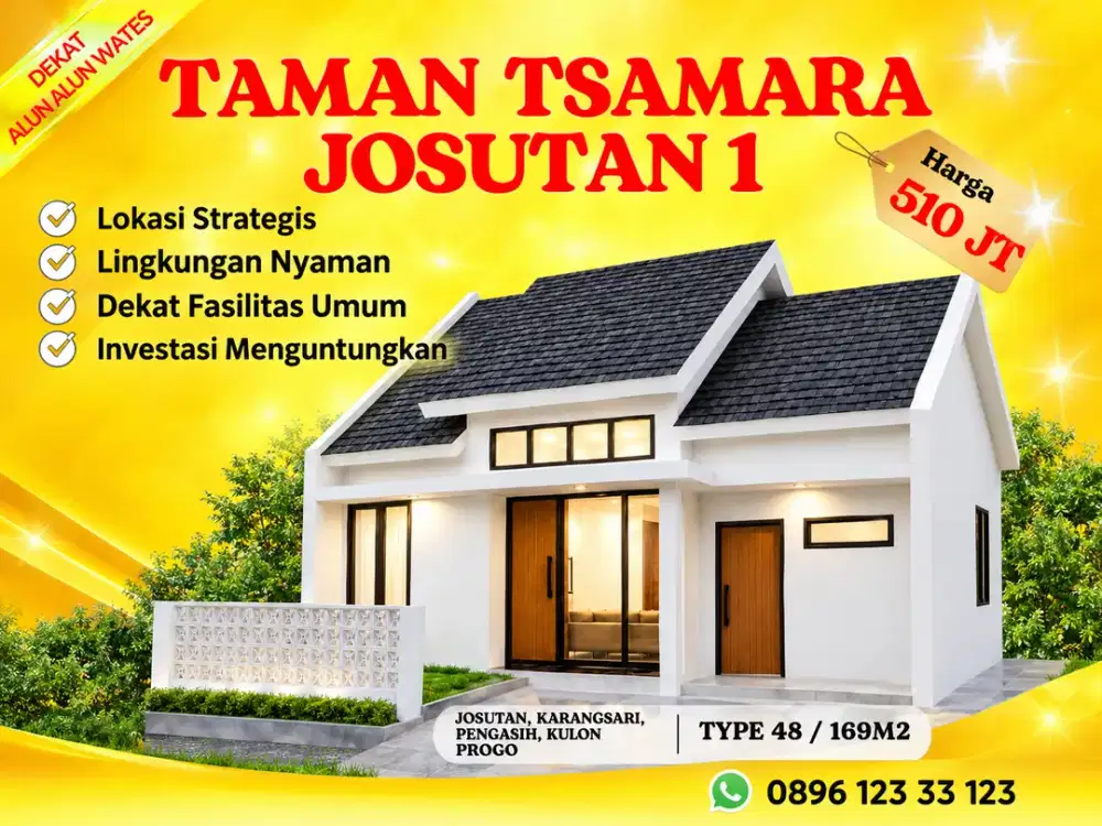 rumah di pengasih lokasi startegis akses mudah ke berbagai fasilitas umum
