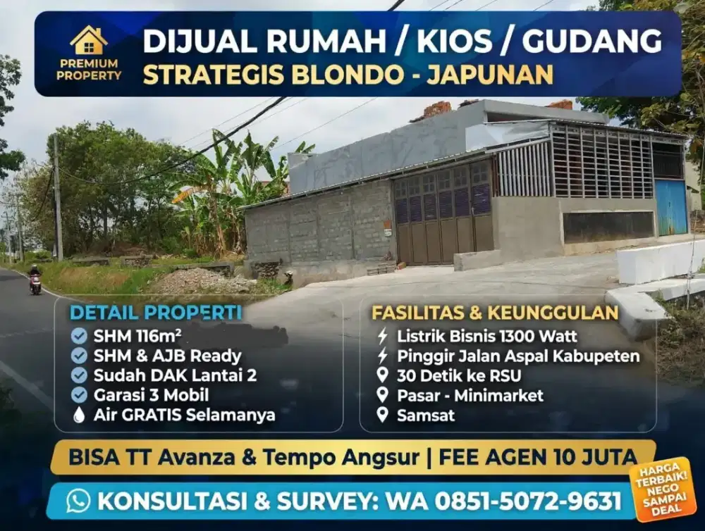 DIJUAL RUMAH DAN TANAH