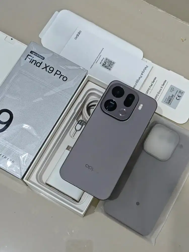 Oppo Find X9 Pro Titanium Ram 16GB - 512Gb Fullset Original Garansi