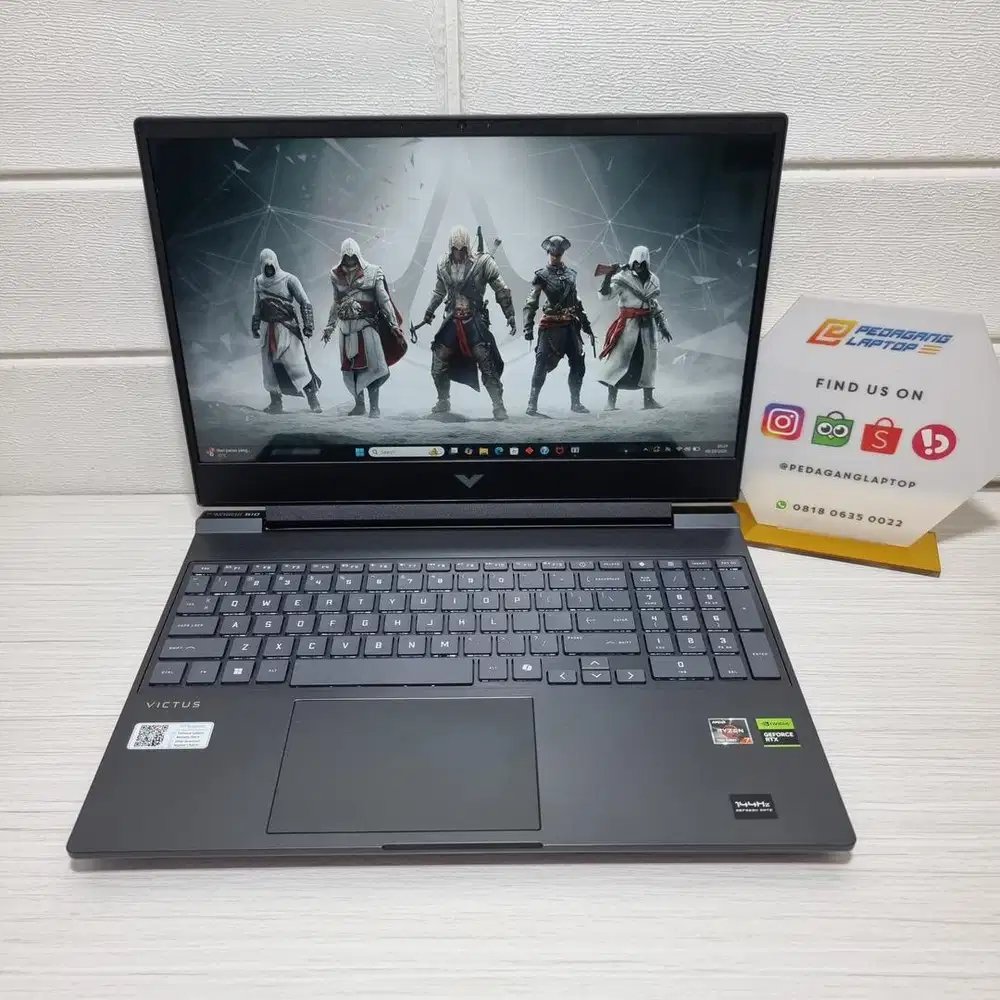 HP VICTUS GAMING 15 FB3744AX RYZEN 7-7445HS RAM 16GB SSD 512GB RTX3050
